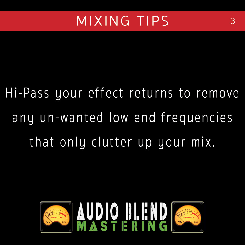 mixing and mastering tips